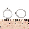 Non-Tarnish 304 Stainless Steel Pendants STAS-G324-01H-P-3