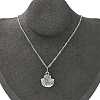 Iron Cable Chain Necklace Making MAK-YW0001-13-5