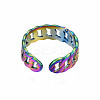 Curb Shape Cuff Rings RJEW-N038-024-3