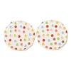 Opaque Acrylic Pendants BACR-D002-12C-1