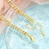 Brass Micro Pave Cubic Zirconia Link Bracelets BJEW-S158-13G-A-3