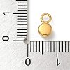 Ion Plating(IP) 304 Stainless Steel with Rhinestone Charms STAS-G351-13G-02-3
