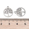 316 Surgical Stainless Steel Charms STAS-C096-11B-P-3