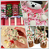 120G 3 Colors Christmas Themed Handmade Polymer Clay Beads CLAY-SC0002-08-5