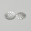 Iron Finger Ring Brooch Sieve Findings IFIN-WH0065-62A-P-2