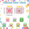 15Pcs Opaque Acrylic European Beads OACR-YW0003-82-3