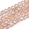 Electroplate Glass Beads Strands EGLA-A034-T3mm-L22-1