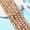 Handmade Fancy Antique Glazed Porcelain Ceramic Round Beads Strands PORC-L019-13mm-06-5