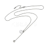 304 Stainless Steel Snake Chain Necklaces NJEW-D080-08P-2
