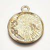Alloy Enamel Pendants ENAM-Q428-08A-2