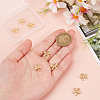 8Pcs Rack Plating Brass Micro Pave Clear Cubic Zirconia Pendants FIND-HY0003-74-3