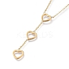 Heart 304 Stainless Steel Jewelry Sets SJEW-M097-17G-2