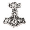 316 Surgical Stainless Steel Pendants STAS-Z073-02AS-04-1