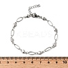 304 Stainless Steel Link Bracelets BJEW-A044-03C-P-5