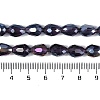 Transparent Electroplate Glass Beads Strands LS-EGLA-N013-T6mm-B06-4