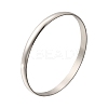 304 Stainless Steel Plain Bangles for Women LS-BJEW-V004-02B-P-4