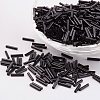 Glass Bugle Beads SEED-E001-9mm-49#-1