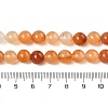 Natural Red Agate Beads Strands G-A248-A06-02-5