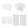 200Pcs 2 Style Cardboard Display Cards and OPP Cellophane Bags CDIS-LS0001-05A-1