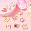 10Pcs 10 Styles Alloy Enamel Pendants ENAM-FP0002-64-5