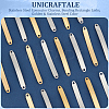 20Pcs 2 Colors 304 Stainless Steel Connector Charms STAS-UN0055-52-5