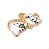 Alloy Enamel Pendants ENAM-T011-139F-2