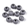Spray Painted Round Natural Schima Wood Beads WOOD-A018-8mm-11-1