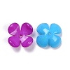 Opaque Acrylic Flower Bead Caps SACR-Q099-M19-2