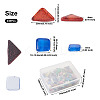 240Pcs 2 Style Transparent Glass Cabochons GLAA-EL0001-02F-3