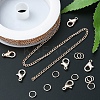DIY Chain Bracelet Necklace Making Kit DIY-YW0006-43-6