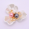 ABS Imitation Pearl Cabochons Accessories FIND-TAC0001-15A-1