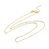 925 Sterling Silver Beadable Necklaces STER-I021-01G-4