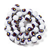Printing Glass Beads for Necklaces Bracelets Making GLAA-B020-02A-10-3