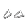 Anti-Tarnish Rhodium Plated 925 Sterling Silver Pendant Bails STER-L057-080A-P-2