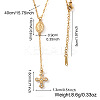 Vintage 306 Stainless Steel Crystal Rhinestone Rosary Bead Necklaces BS0386-4