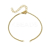 12Pcs 4 Style Half Finished 304 Stainless Steel Cable Chain Bracelets AJEW-NB0003-65-2