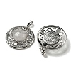 Natural Quartz Crystal Rock Crystal Pendants G-Q158-03D-2
