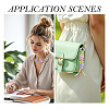 20Pcs UV Plating Transparent Acrylic European Beads OACR-TADJ0001-19D-6