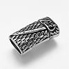 304 Stainless Steel Magnetic Clasps with Glue-in Ends STAS-K122-03-1