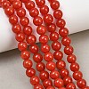 Natural Dyed White Jade Beads Strands GG-CBAEB22-B01-8mm-06-1