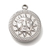 Anti-Tarnish 304 Stainless Steel Charms STAS-P371-105P-1