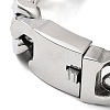 201 Stainless Steel Cuban Link Chains Bracelets for Men & Women LS-BJEW-D031-21A-P-1-2