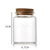 Glass Bottle CON-WH0085-73B-1