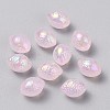 Plated Acrylic Lemon Bead OACR-CJC0009-04C-1