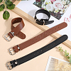 2 Pairs 2 Colors Imitation Leather Belt AJEW-GF0009-24-4