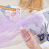 Polyester Mesh Lace Fabric DIY-WH0504-430C-3