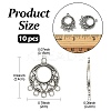 Tibetan Style Alloy Chandelier Component Links TIBE-YW0001-51-3