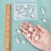 16Pcs 4 Style Natural Rose Quartz Pendants G-SC0001-75-3