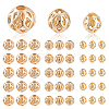 90pcs 3 Styles Brass Beads KK-GA0002-19B-1