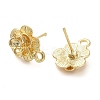 Alloy Stud Earring Findings PALLOY-I224-05G-2
